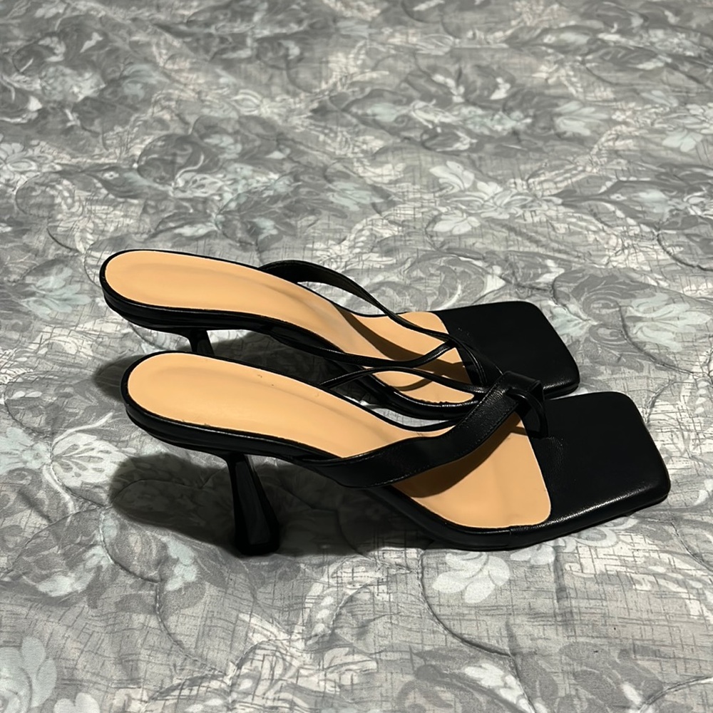 SHEIN black Mule Heels